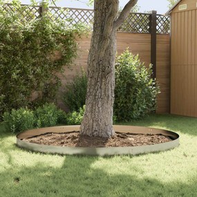vidaXL Περίγραμμα γκαζόν 50 τμχ. 100 x 20 cm Ανοξείδωτο Ατσάλι Ασημί