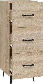 vidaXL Ντουλάπι Sonoma Δρυς 34,5x34x90 εκ. από Επεξεργασμένο Ξύλο