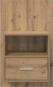 vidaXL Κομοδίνο 2 τμχ. Artisan Oak 50 x 32.5 x 80 εκ.