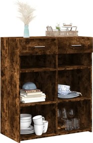vidaXL Ντουλάπι Καπνιστή Δρυς 80x42,5x93 εκ. από Επεξεργ. Ξύλο