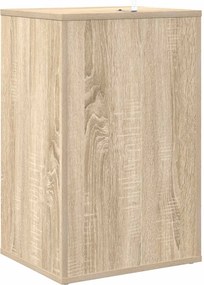 vidaXL Ντουλάπι δίσκων βινυλίου Sonoma Δρυς 38 x 33 x 61 εκ