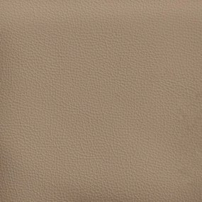 vidaXL Υποπόδιο Καπουτσίνο 70x55x41 εκ. από Συνθετικό Δέρμα