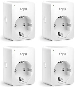 TP-LINK smart αντάπτορας ρεύματος TAPO-P100, Wi-Fi, ΒΤ, 4τμχ, Ver. 1.0
