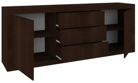 Μπουφές Doha pakoworld σε wenge απόχρωση 210x45x80.5εκ