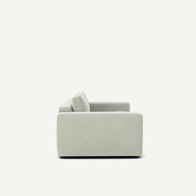 Καναπές 3 θέσεων compact από βελούδο stonewashed, SKANDER