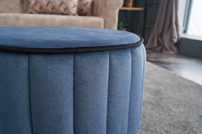 Pouffe Rose Puf - Blue Blue