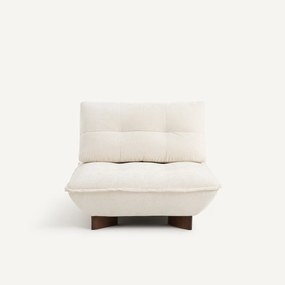 Πολυθρόνα modulable από βελούδο chenille, Kaori