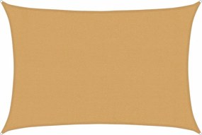 vidaXL Πανί Σκίασης Ορθογώνιο Άμμου 3x4 μ. HDPE 160 γρ./μ²