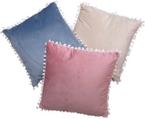 Μαξιλάρι Διακοσμητικό Βελουτέ 45x45 330 Εκρού Viopros