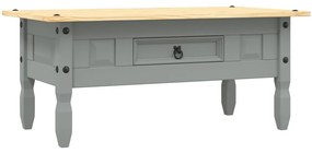 vidaXL Τραπέζι Σαλονιού Μεξικ. Στιλ Corona Γκρι 100x55x44 εκ. Πεύκο