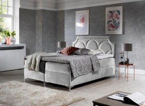 Επενδυμένο κρεβάτι Caschmire-Gkri-120 x 200