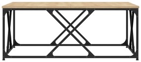 vidaXL Τραπεζάκι Σαλονιού Sonoma Δρυς 100x100x40 εκ Επεξεργασμένο Ξύλο