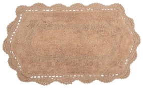 Ταπέτο Μπάνιου Τάνια Beige Viopros 45x75cm 45x75cm 100% Cotton