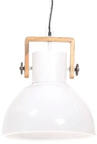 vidaXL Φωτιστικό Κρεμαστό Industrial Στρογγυλό 25 W Λευκό 40 εκ. Ε27