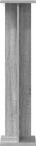 vidaXL Βάση φυτών 2 pcs Γκρι Σονομά 25 x 25,5 x 100,5 εκ.