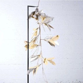 Τεχνητό Φύλλο Μανόλια 4011-7 137cm Silver Supergreens Polyethylene