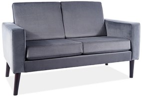 ΚΑΝΑΠΕ DARLA VELVET GRAY BLUVEL 14 / WENGE DIOMMI DARLAVSZW DIOMMI-80-1720