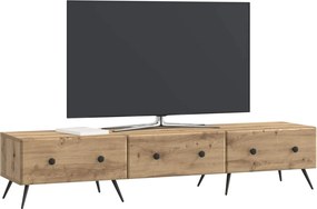 vidaXL Ντουλάπι TV 147 x 34,5 x 30 εκ Artisan Δρυς Επεξεργασμένο Ξύλο