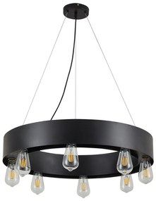 Φωτιστικό Οροφής  SE21-BL-65 TALE BLACK METAL PENDANT B2 - 77-8255 - 51W - 100W - 77-8255