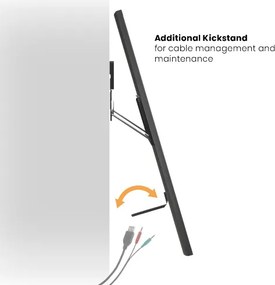 BRATECK επιτοίχια βάση τηλεόρασης LED-1944, 32-65", έως 75kg, ultra slim, fixed