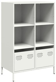 Ντουλάπα Λευκό 68x39x103,5 εκ. από Χάλυβα - Λευκό