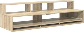 vidaXL Γραφείο Στούντιο Sonoma Δρυς 130 x 42,5 x 36 εκ