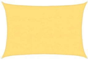 vidaXL Πανί Σκίασης Μπεζ 5 x 7 μ. από HDPE 160 γρ/μ²