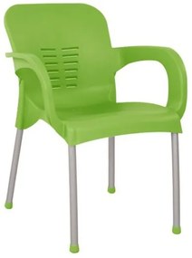 ΠΟΛΥΘΡΟΝΑ ΠΟΛΥΠΡΟΠΥΛΕΝΙΟΥ KAREK HM5592.07 ΧΡΩΜΑ ΠΡΑΣΙΝΟ ΜΕ ΠΟΔΙ ΑΛΟΥΜΙΝΙΟΥ 59x58x81Y
