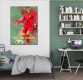 Πίνακας σε καμβά Cristiano -7- Ronaldo KNV1526 80cm x 120cm