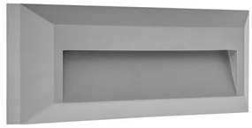 Απλίκα Φωτιστικό Τοίχου LED 2W 3CCT IP65 Slim Pro Eurolamp-145-52082-Γκρι 145-52082