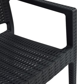 ΠΟΛΥΘΡΟΝΑ ΠΟΛΥΠΡΟΠΥΛΕΝΙΟΥ ΒΑΡΕΩΣ ΤΥΠΟΥ KAGANU DARK GREY HM5134.01 57x55,5x89 εκ.