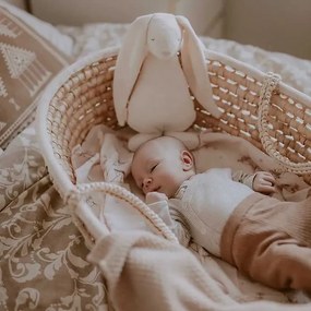 Καλαθούνα Χειροποίητη Moses Basket  Natural  Happy Moses