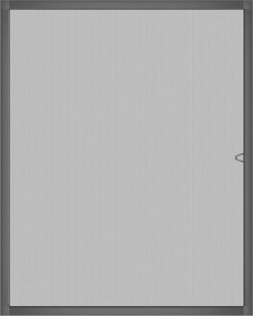 vidaXL Σκηνίδα Εντόμων Για Παράθυρα Ανθρακί 130 x 150 cm