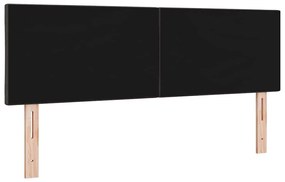 vidaXL Κεφαλάρι με κεφαλάρι Σκούρο Καφέ 160 cm Τεχνητό Δέρμα