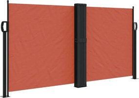 vidaXL Σκίαστρο Πλαϊνό Συρόμενο Τερακότα 120 x 1200 εκ.