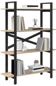vidaXL Ράφι Βιβλίων Δρύς Sonoma 100 x 33,5 x 140 εκ Επεξεργασμένο ξύλο