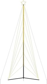 vidaXL Χριστουγεννιάτικο δέντρο LED 861 LED Θερμό Λευκό 478 εκ.