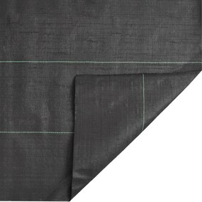 vidaXL Μεμβράνη Εδαφοκάλυψης Μαύρη 1x200 μ. από Πολυπροπυλένιο