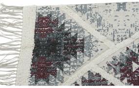 Χαλί DKD Home Decor Λευκό Κόκκινο βαμβάκι (200 x 290 x 1 cm)