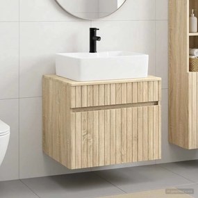 vidaXL Σετ Επίπλων Μπάνιου Sonoma Δρυς Επεξεργασμένο Ξύλο