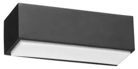Απλίκα Φωτιστικό Τοίχου LED 10W Ανθρακί 3000K IP54 Up Down Nikita 18cm 145-82092 Eurolamp-145-82092-Ανθρακί 145-82092