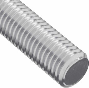 vidaXL Ράβδος Με Σπείρωμα 2 pcs Ασημί 6 x 120 mm Ατσάλι