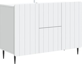 vidaXL Πλαϊνό γραφείο Λευκό 89 x 34,5 x 62 εκ. Επεξεργασμένο Ξύλο
