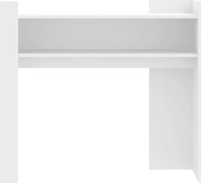 vidaXL Τραπεζάκι Κονσόλα Λευκό 100x35x90 εκ. από Επεξεργασμένο Ξύλο