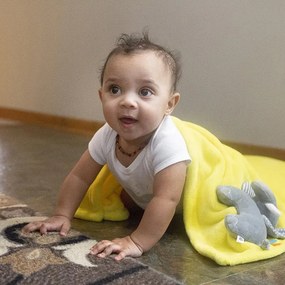 Κουβέρτα Fleece Αγκαλιάς (68.5x100) Zoocchini Elephant