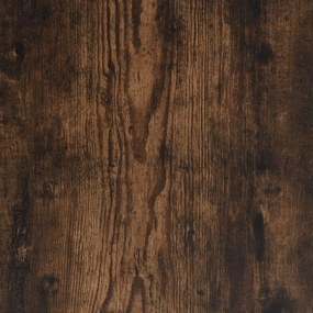 vidaXL Κομοδίνο Καπνιστή Δρυς 40x35x62,5 εκ. από Επεξεργασμένο Ξύλο