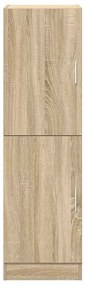 vidaXL Στήλη Κουζίνας Sonoma Δρυς 38x41,5x131,5 εκ Επεξεργασμένο Ξύλο