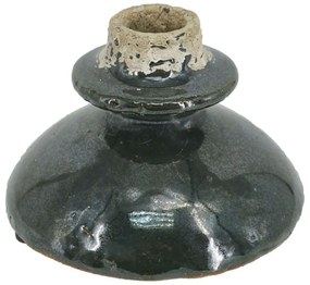 Κηροπήγιο Antique 460270 12x12x8cm Green Artekko Κεραμικό