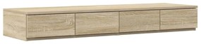 vidaXL Συρτάρια κρεβατιού με συρτάρι Sonoma Δρυς 120 x 36.5 x 16.5 εκ