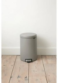 Кош за смет с педал Brabantia NewIcon 20L, Mineral Concrete Grey